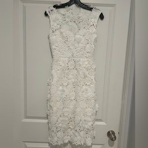 Milly white flower dress